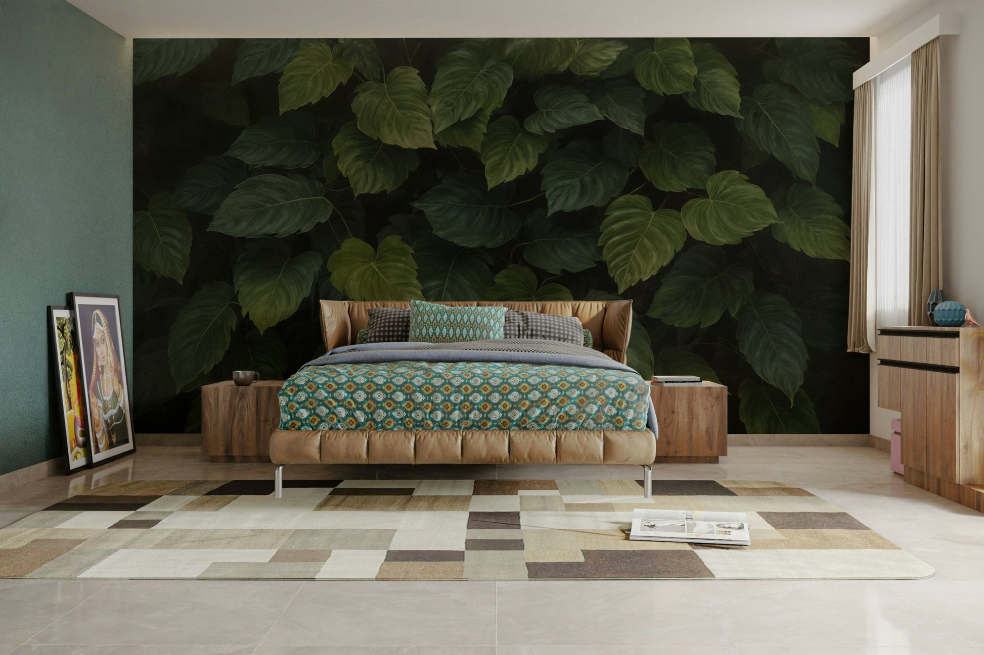 The print is high-quality with incredible detail in the leaves.
