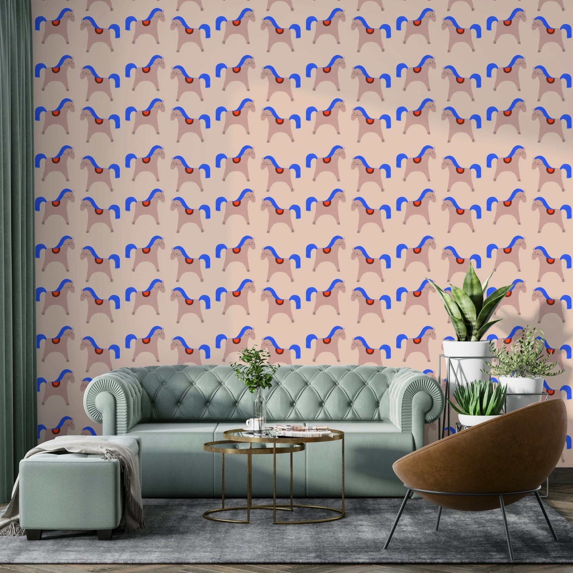 Unique wall pattern – Delight Carousel 02 print

