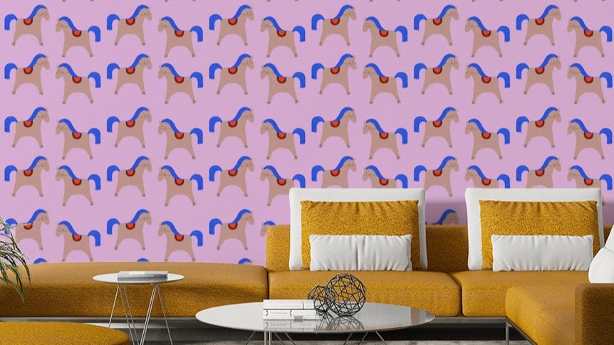 Soft modern art wallpaper with pastel movement

