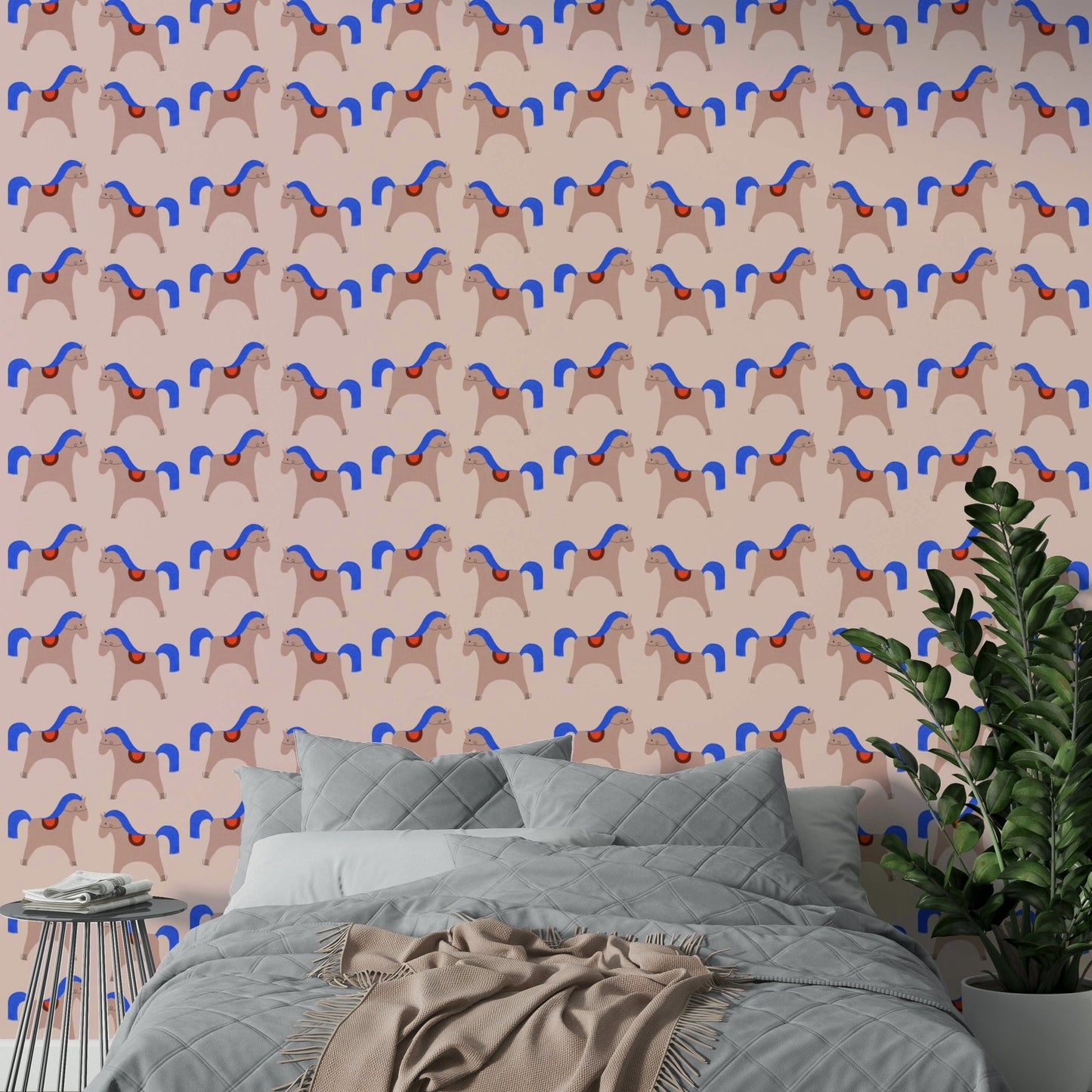Modern wallpaper for walls with playful lines

