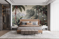 Dense Rain Forest Trees Wallpaper Mural - Giffywalls