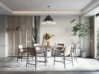 Easy-to-install black and white mural for wall decor

