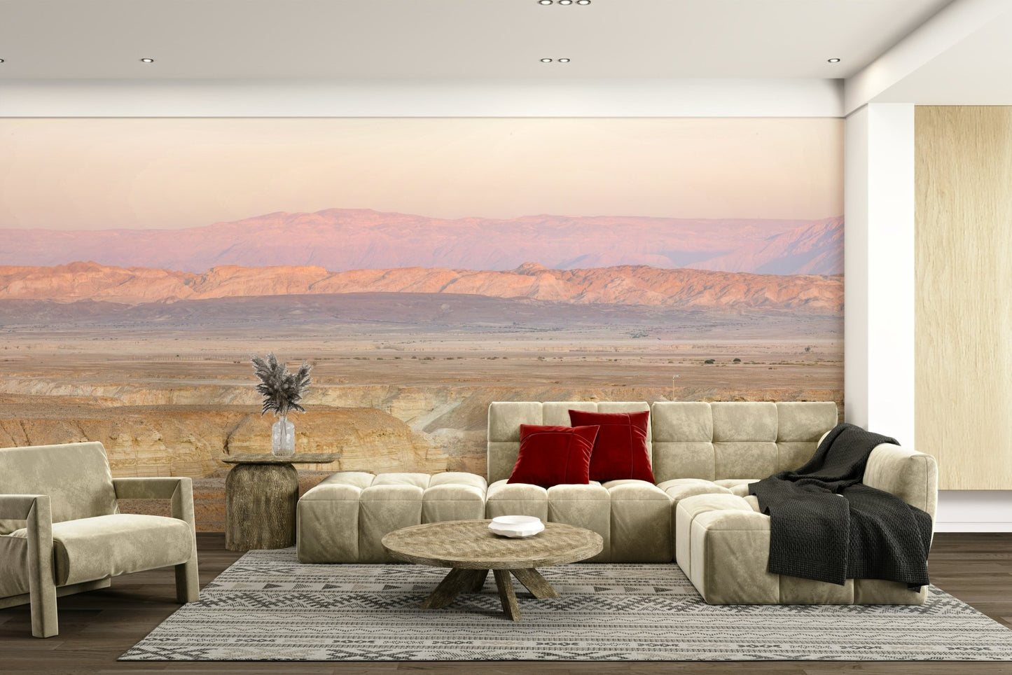 Soft desert tones wall mural

