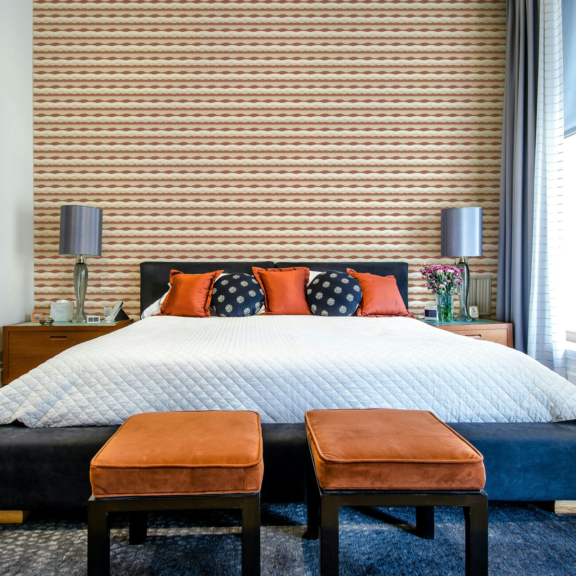 Modern wallpaper for walls inspired by desert landscapes

