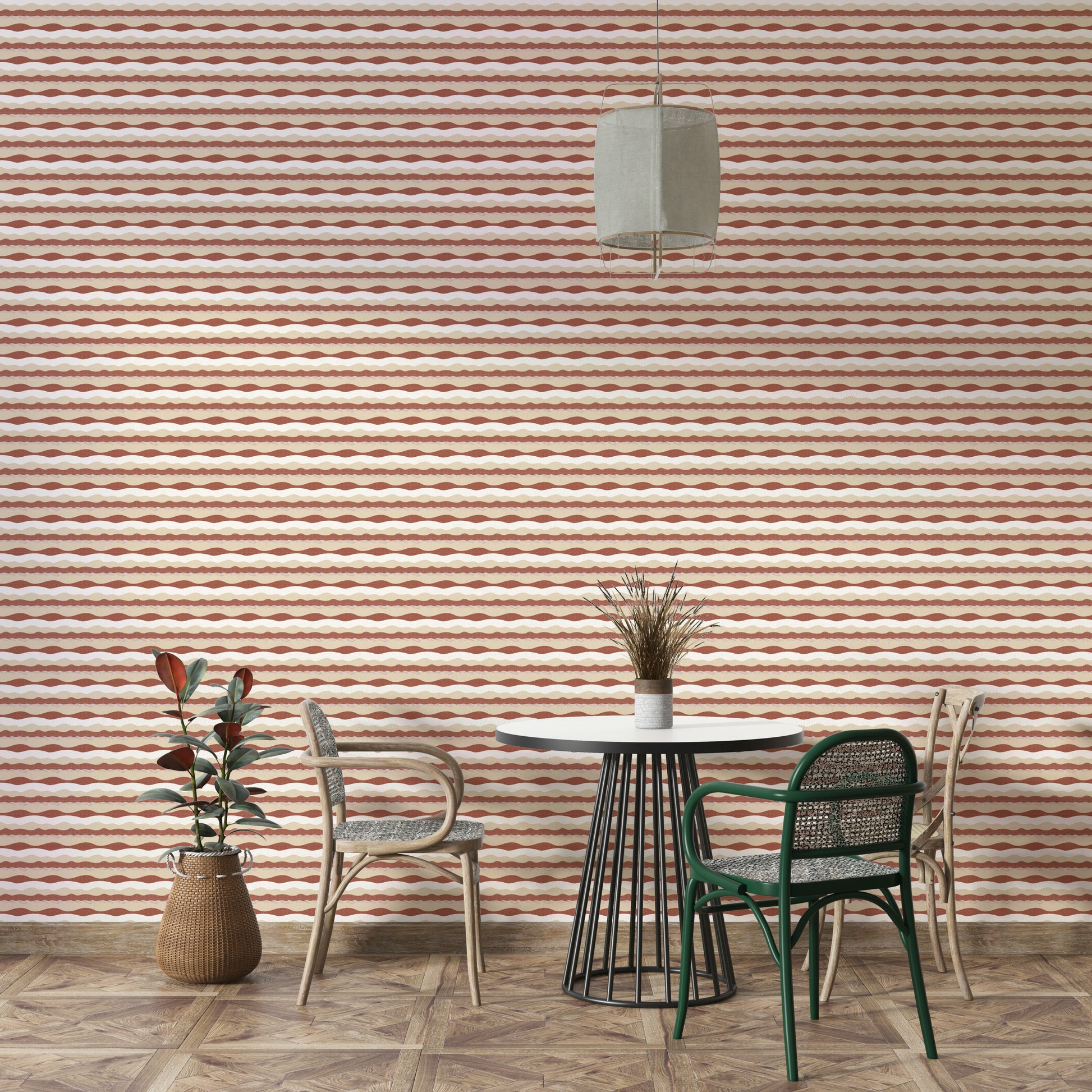 Desert Dunescape wallpaper for walls with warm earthy tones

