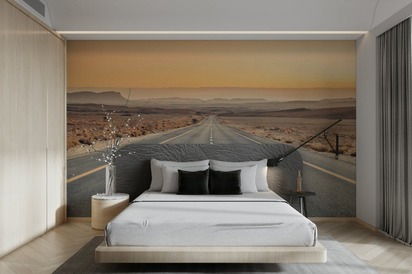 serene forest reflected in water

