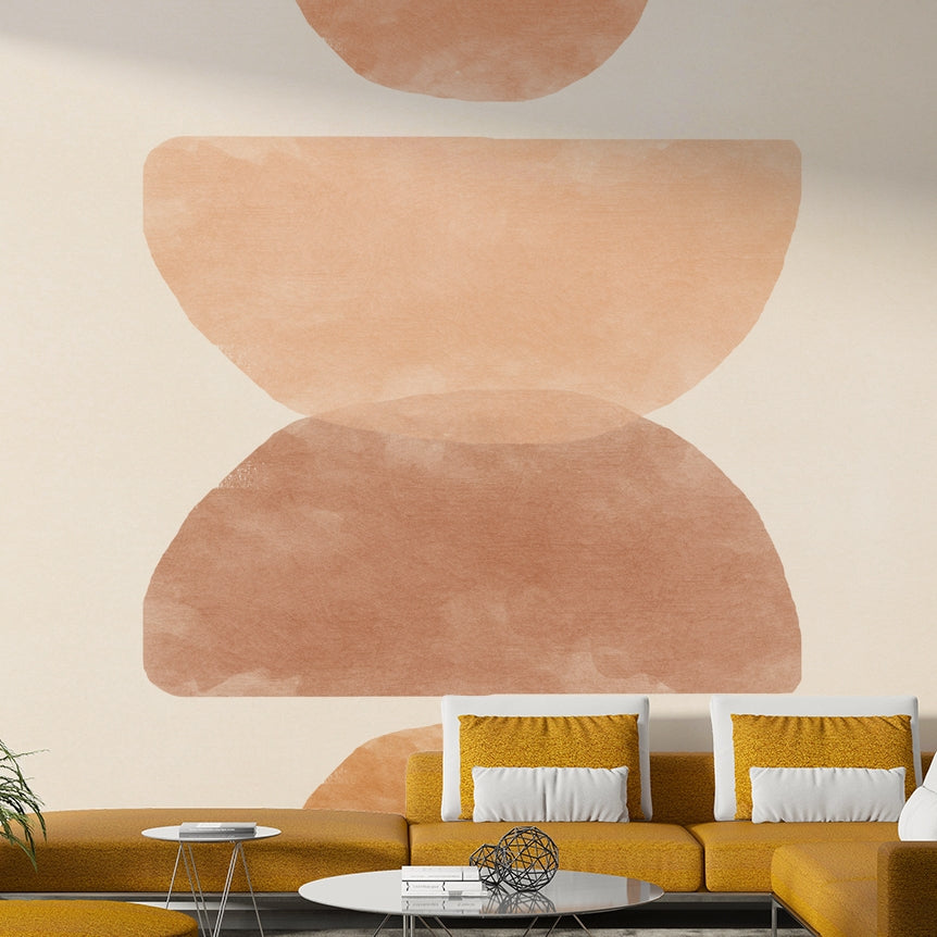 Modern desert mural wallpaper

