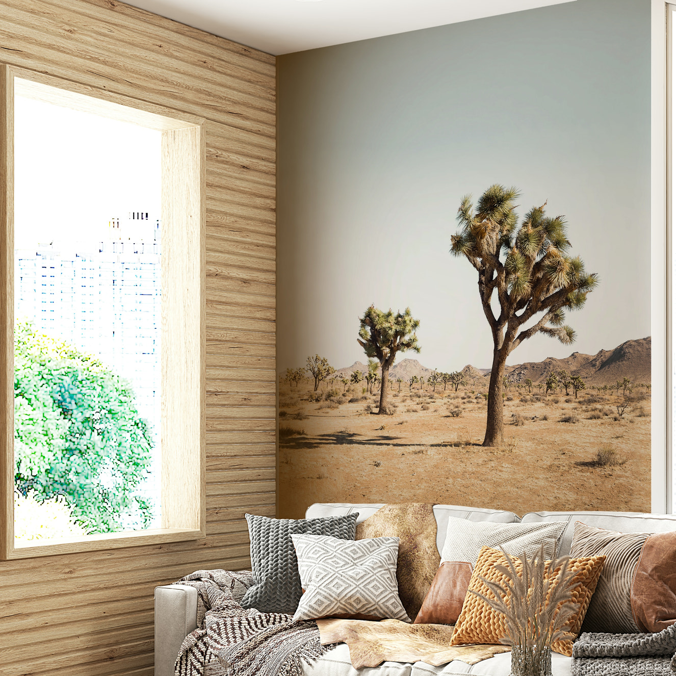 Desert Tree Wallpaper Mural