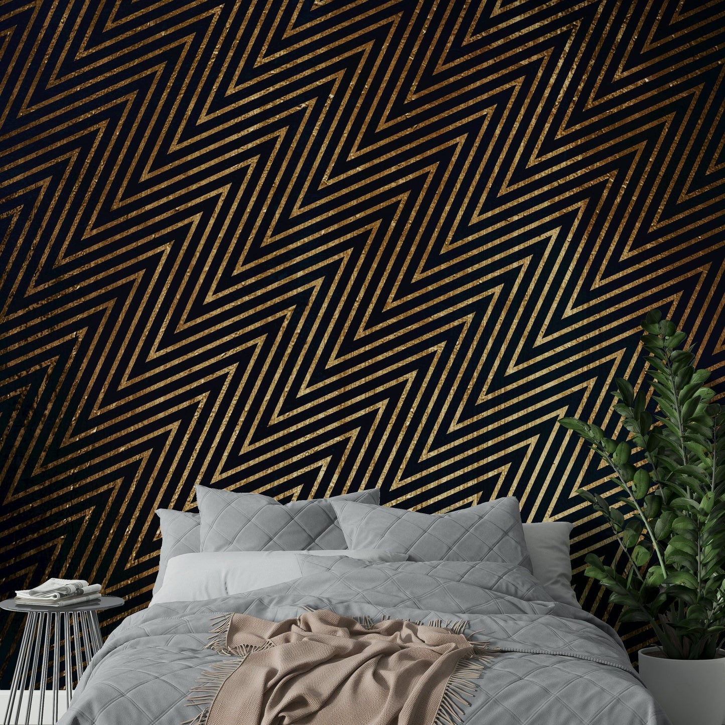 Shimmering pattern resembling scattered diamonds.
