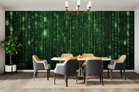 Inspired by The Matrix digital rain

