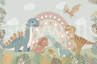 The style is a soft-focus illustration or a painterly design.

