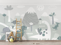 Dinosaur World Kids Wallpaper Murals - Giffywalls