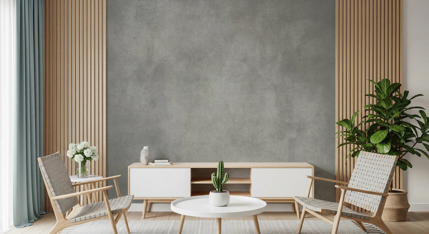 Dirty Paper - Greige Wall Mural