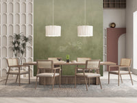 Dirty Paper - Ombre Olive Wall Mural