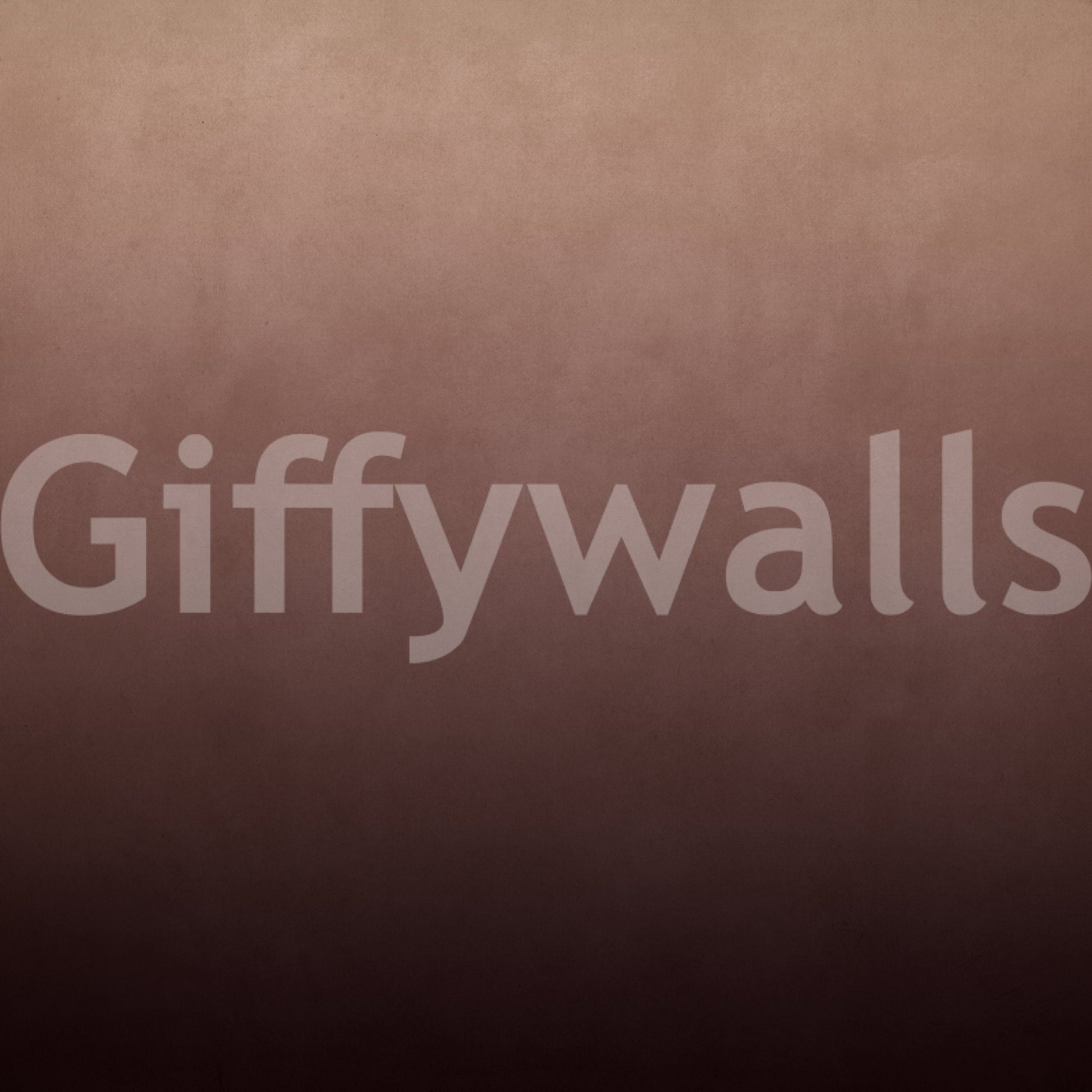 Dirty Paper Ombre Peach wall mural close-up showing the soft peach-to-brown gradient and plaster texture