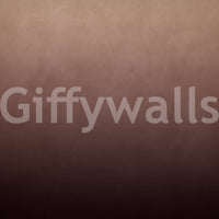 Dirty Paper Ombre Peach wall mural close-up showing the soft peach-to-brown gradient and plaster texture