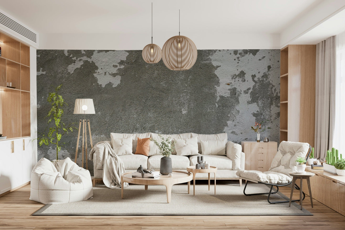 Distressed Concrete Wall Mural -2566584