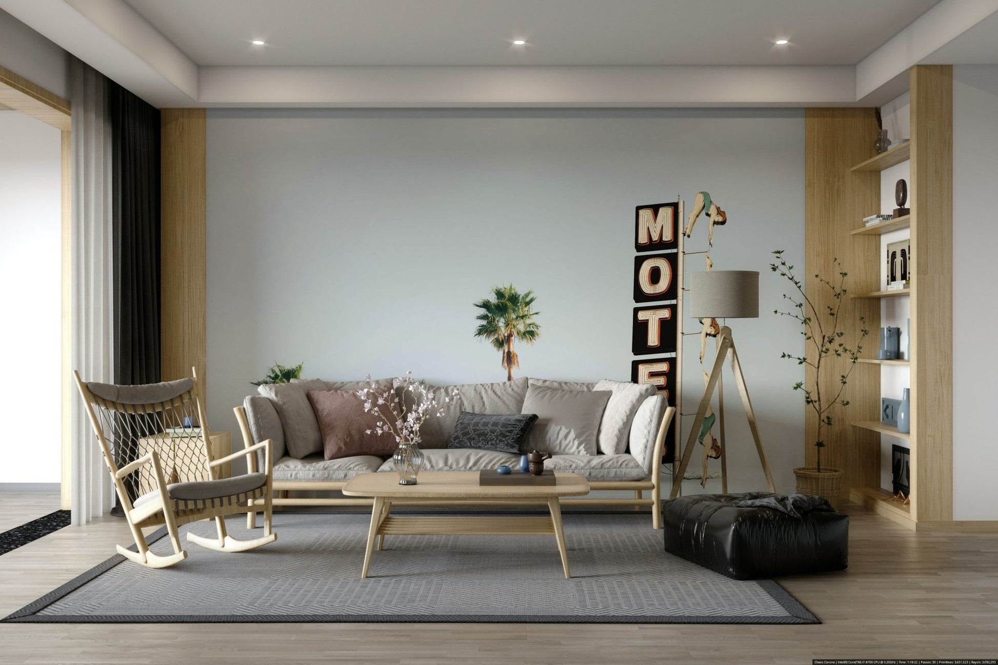 Inviting and sophisticated aesthetic.

