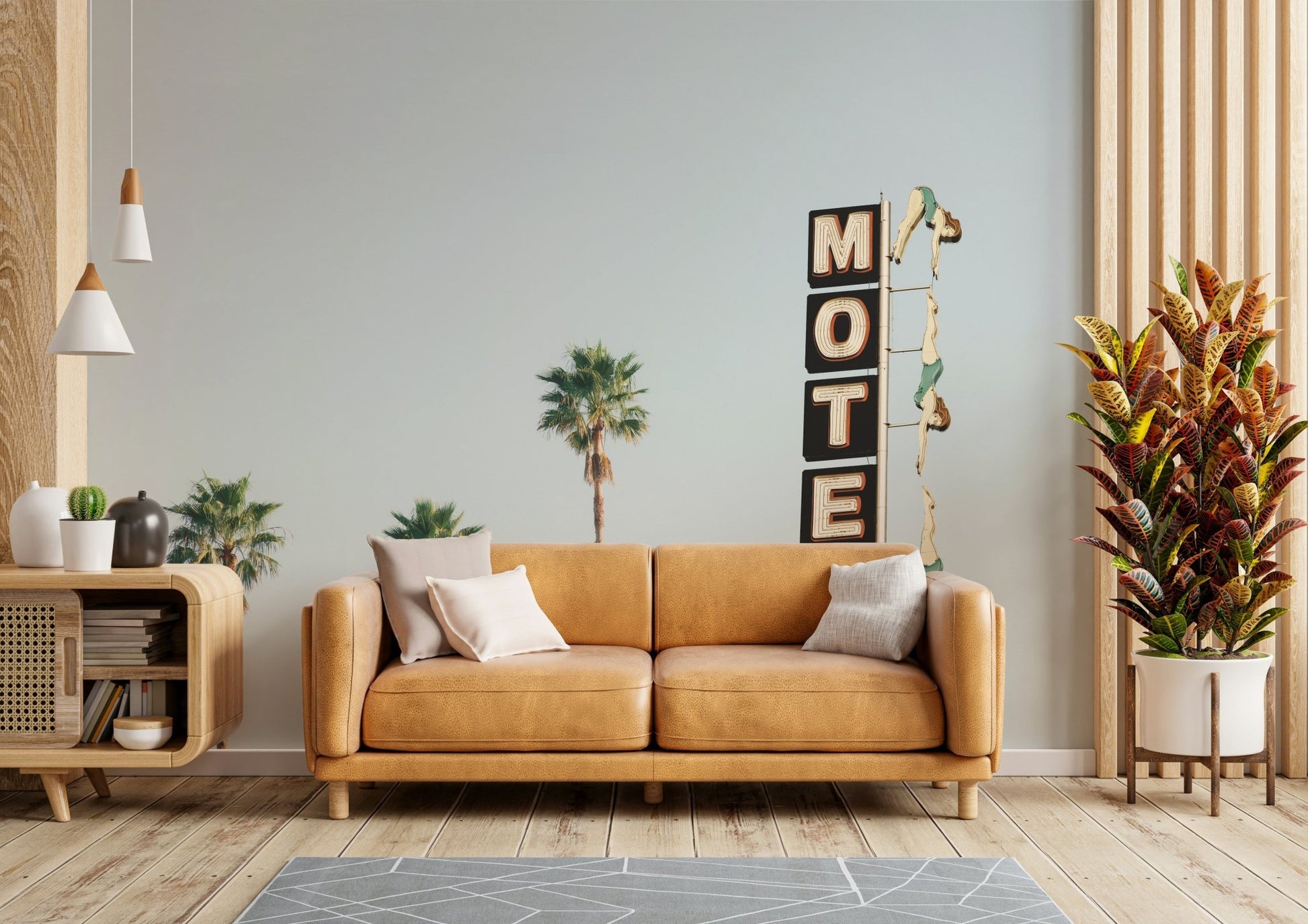 Artistic rendering of divers.

