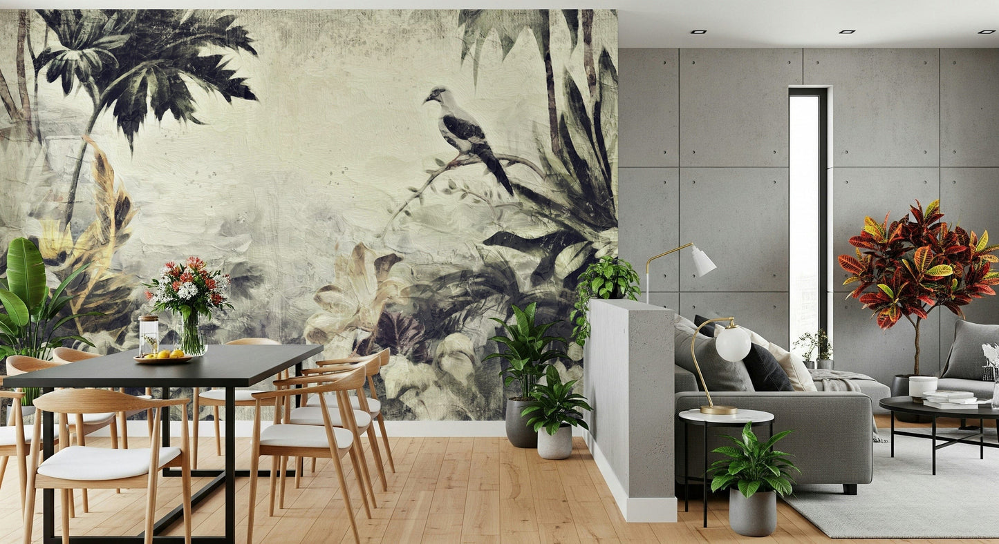 Painted Dove Haven Wall Mural