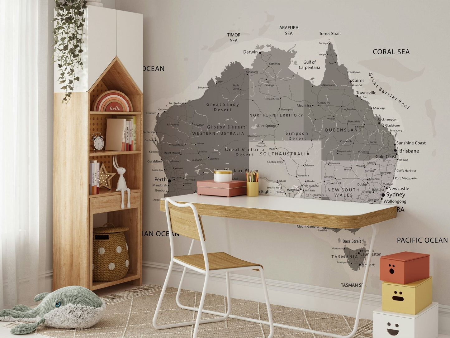 The colors are tones of black, gray, and white.

