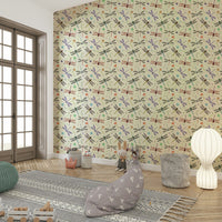 Soft nature wallpaper with dragonflies and damselflies

