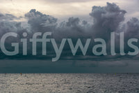 A high-quality serene beach wall mural for walls.

