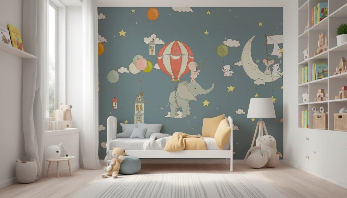 Dreamy Sky Friends Wall Mural -2759471
