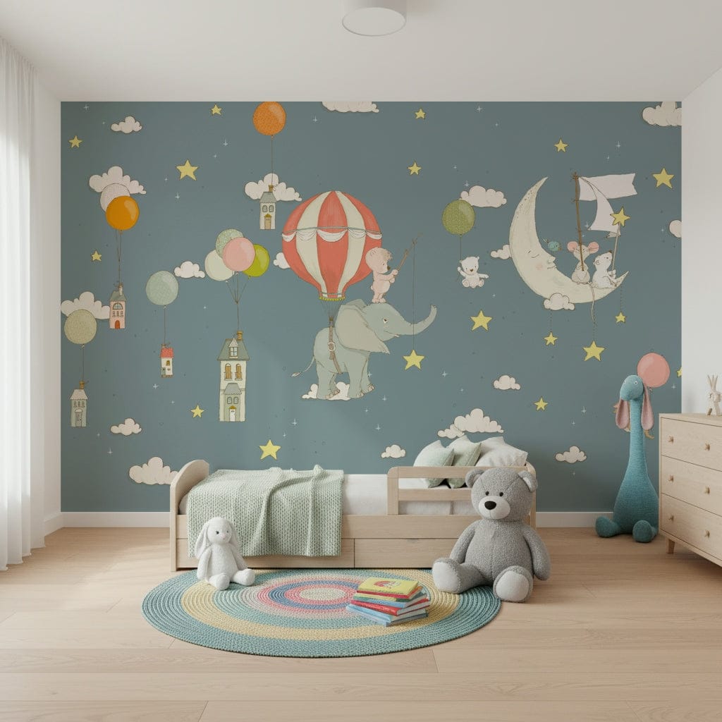 Dreamy Sky Friends Wall Mural -2759471