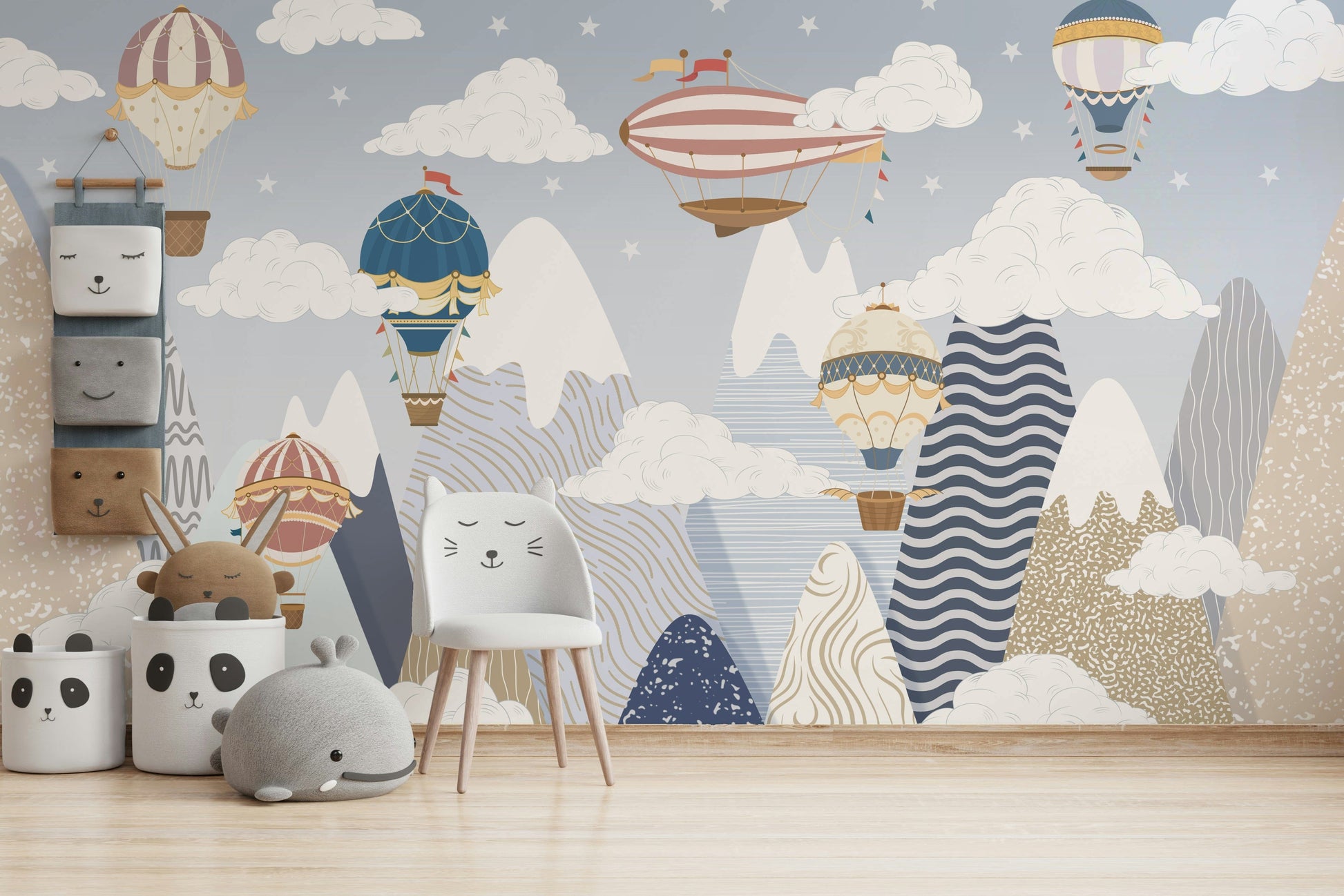 The image is suitable for a children's room or a playroom.

