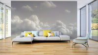 A beautiful dreamy cloud wallpaper mural for a serene room.



