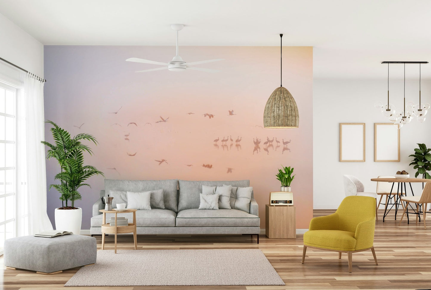 It gives a feeling of peaceful elegance and quiet inspiration.
