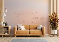 The mural covers a significant wall area.
