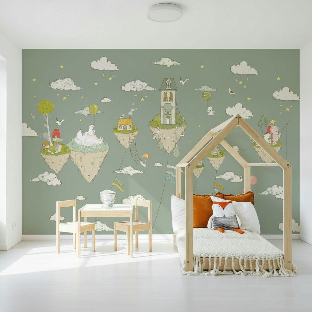Dreamy Sky Islands Wall Mural -2759477