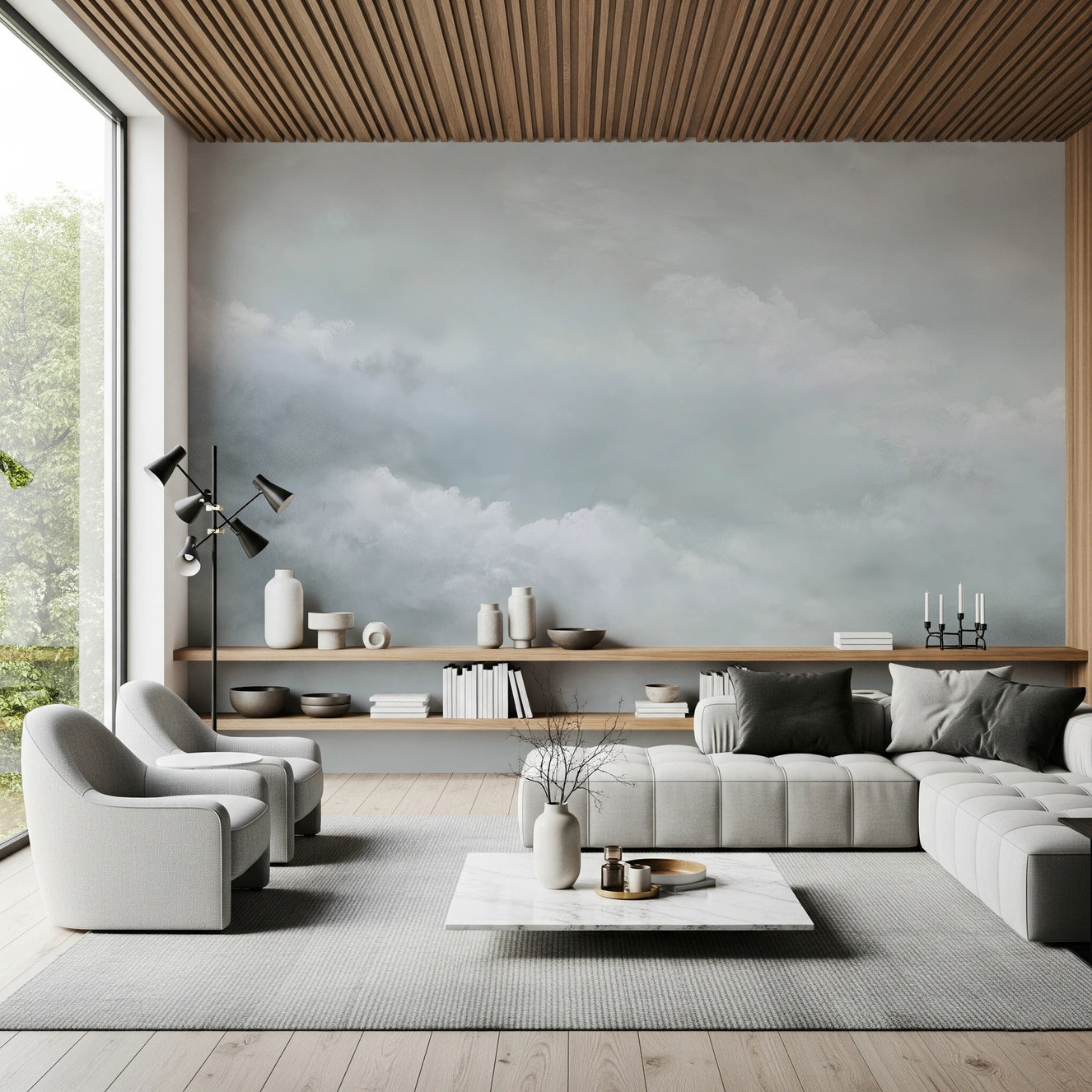 Dreamy Sky Soft Dreams Wall Mural