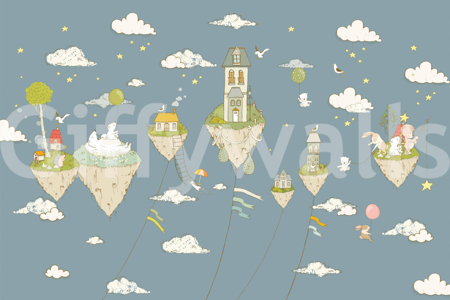 Dreamy Sky Realm Wall Mural -2759479