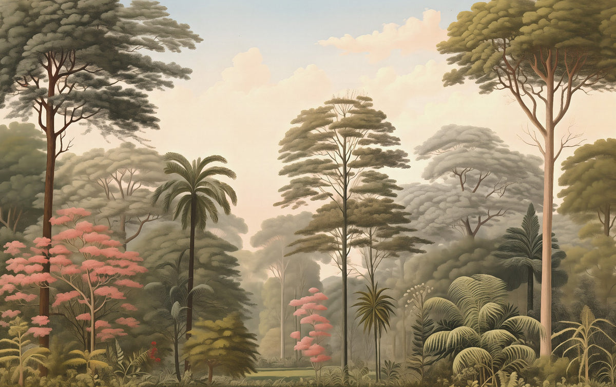 Exotic Arboretum Wallpaper Mural in your room