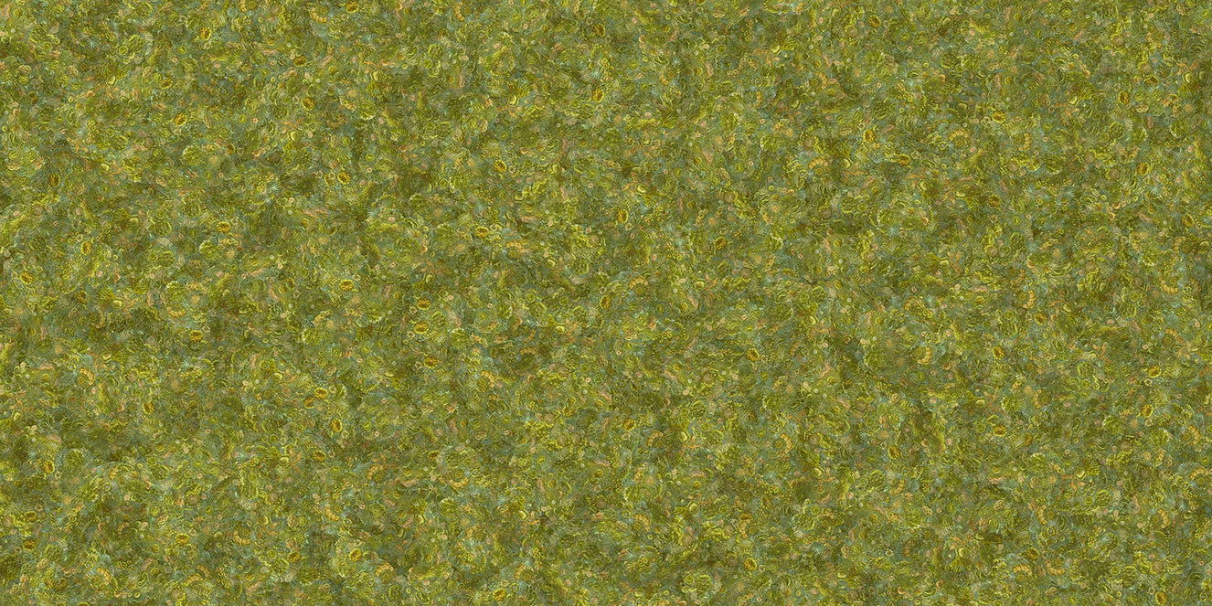 Embroidery Moss Green Color Wallpaper Murals