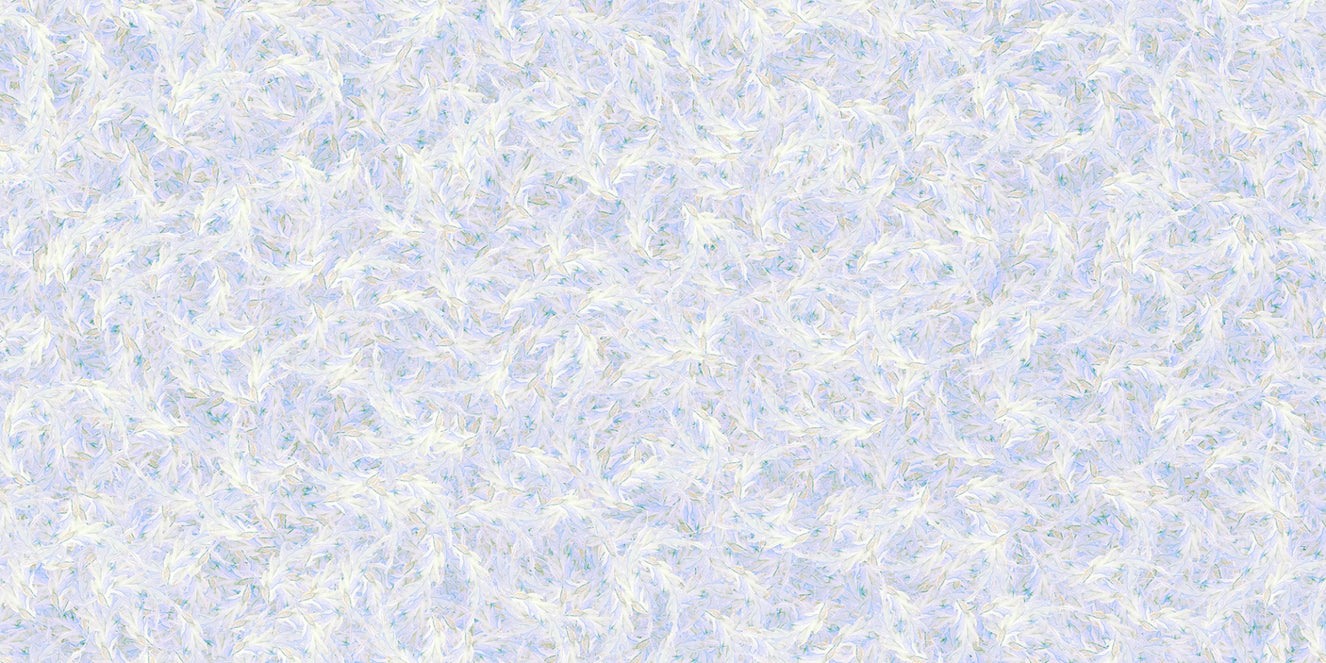 Blue Dancing Leaves Lila Azur Wallpaper Murals