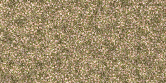 Watercolor Pink Flowers and Green Leaf Wallpaper Murals