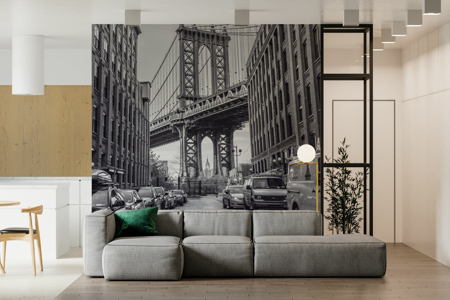 Manhattan Bridge from the Dumbo  Wall Mural