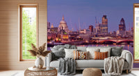 Dusk on the Thames Wall Mural