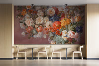 Old-World Dutch Rose Wallpaper

