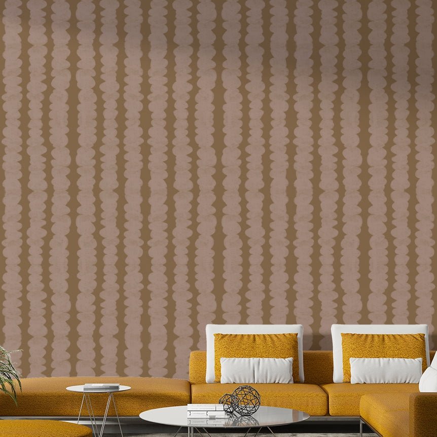 Stylish Earthen Columns wallpaper for dining areas

