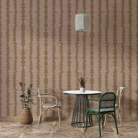 Peel-and-stick Earthen Columns wallpaper for easy installation

