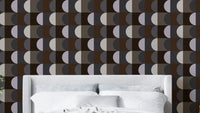 Grounded color mural wallpaper

