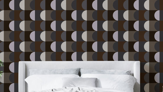 Grounded color mural wallpaper

