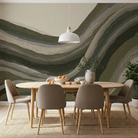 Earthy abstract textured landscape Wall Mural