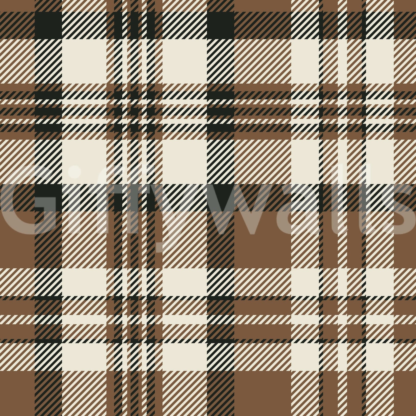 Earthy Plaid Wallpaper⁠