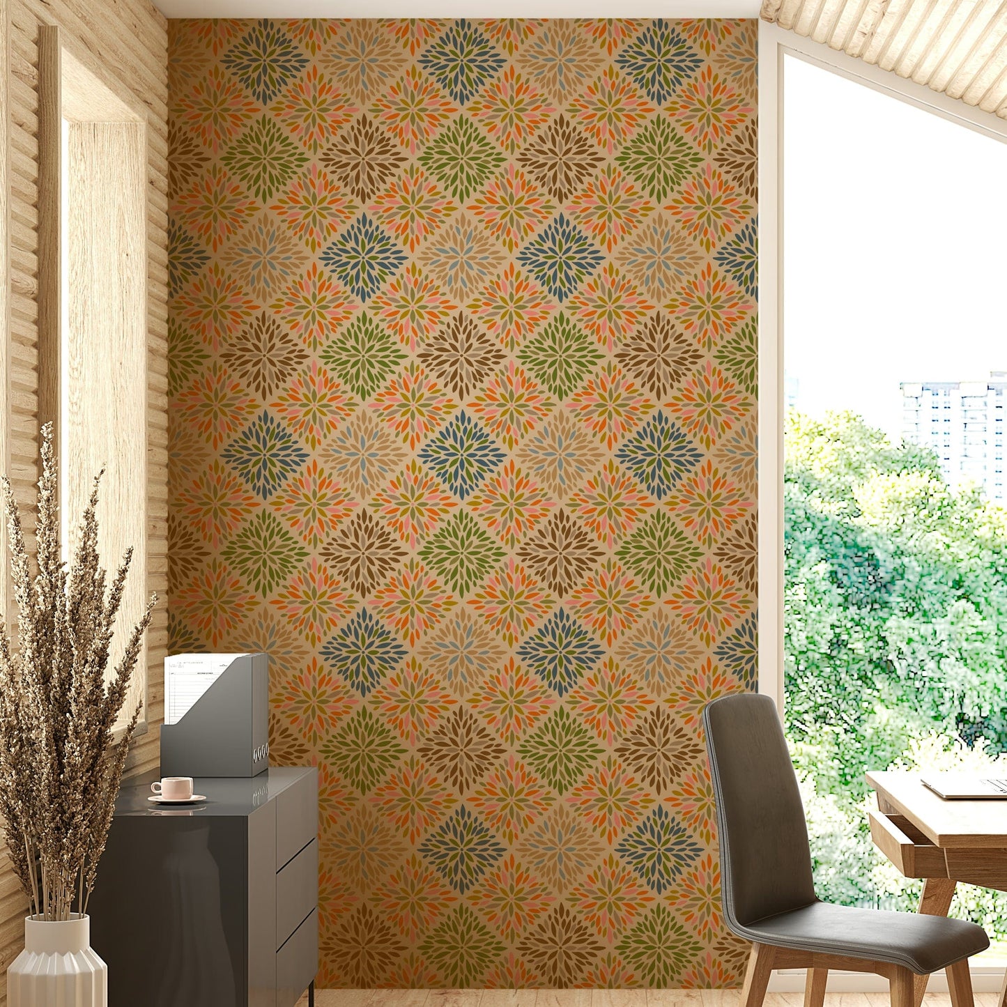 A high-quality print with a rich, detailed design.

